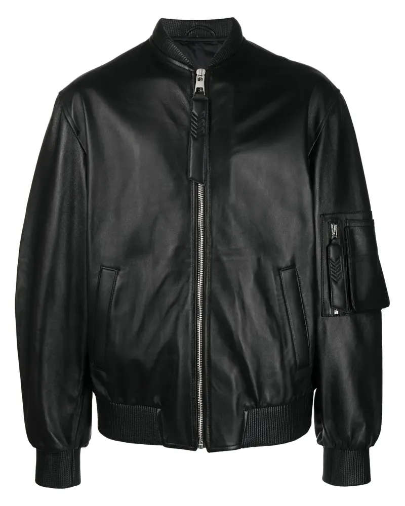 Manokhi Savona Bomberjacke - Schwarz Schwarz