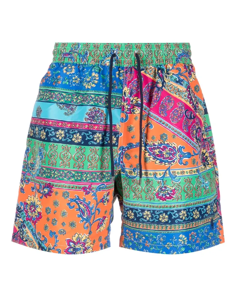 Ralph Lauren Badeshorts mit Paisley-Print - Blau Blau