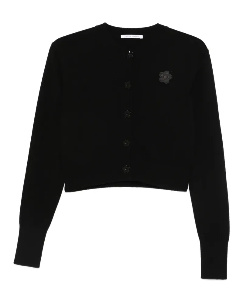 Cecilie Bahnsen CBDUA long-sleeves cardigan - Schwarz Schwarz