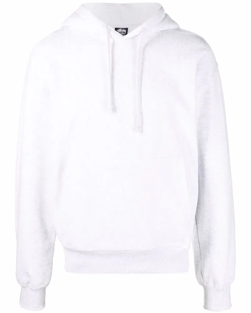Stüssy Hoodie mit Logo-Stickerei - Weiß Weiß