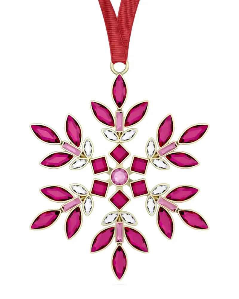 Swarovski Gema Ornament mit Kristallverzierung - Rot Rot