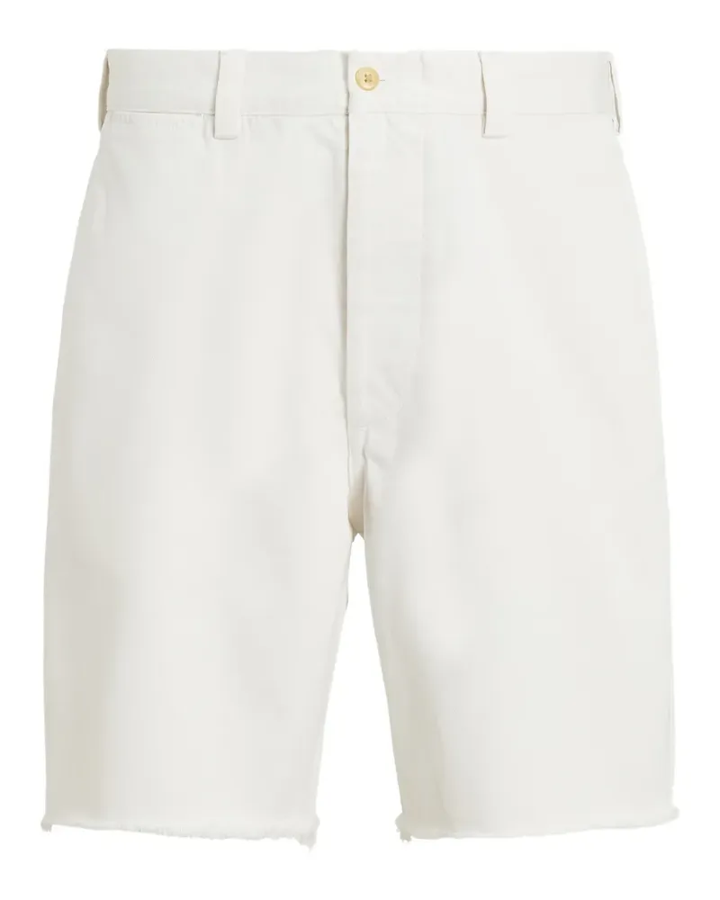 Ralph Lauren Jeans-Shorts mit ausgefranstem Saum - Weiß Weiß