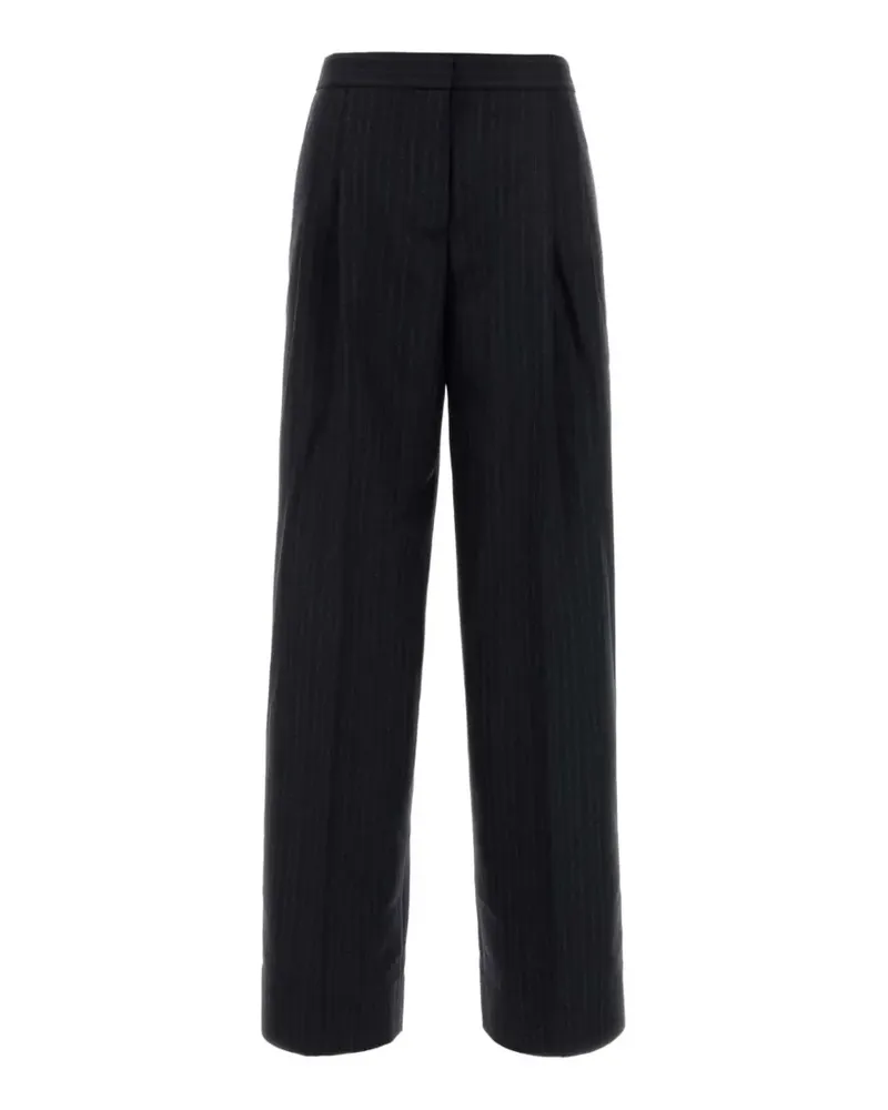 Jil Sander Hose mit Nadelstreifen - Blau Blau