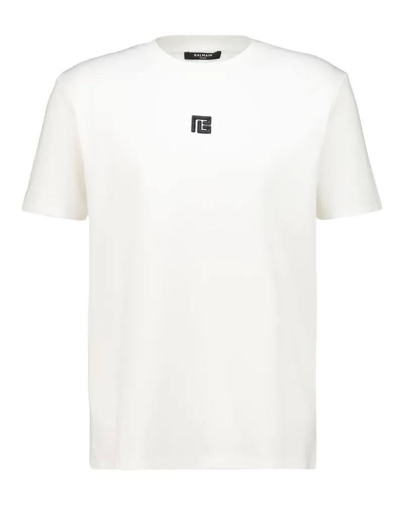 Balmain PB Logo T-shirt - Nude Nude