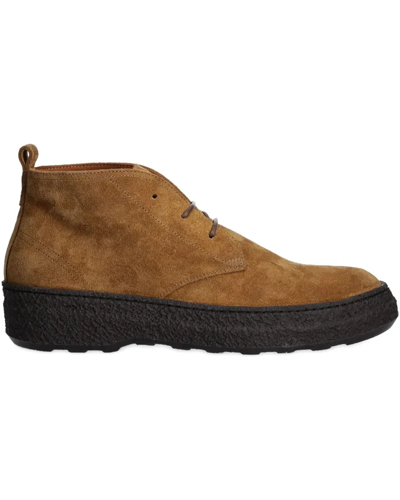 Ralph Lauren Knöchelhohe Lederstiefel - Braun Braun