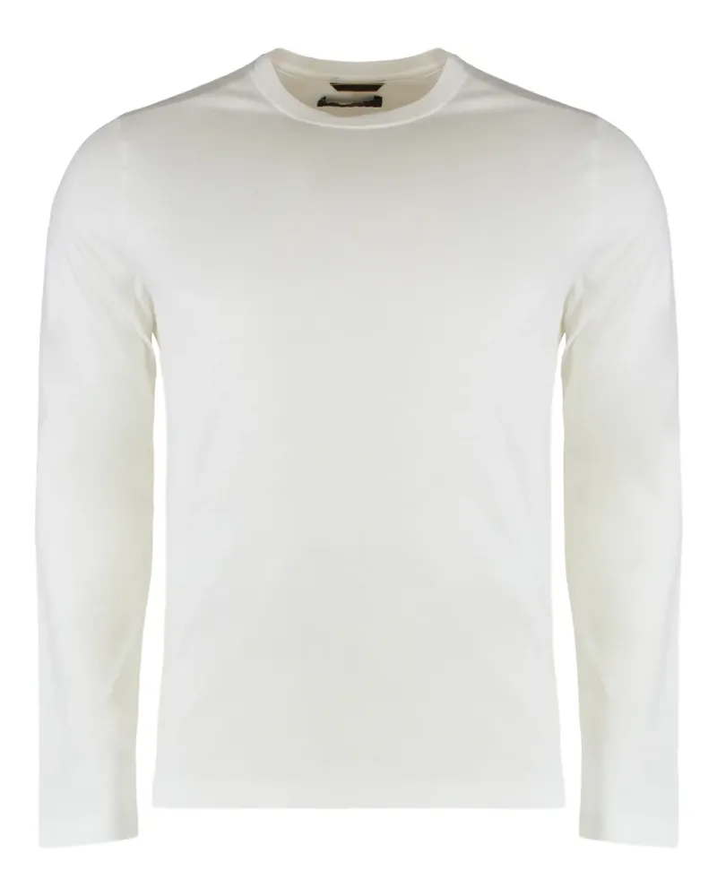 MOORER long-sleeve T-shirt - Weiß Weiß