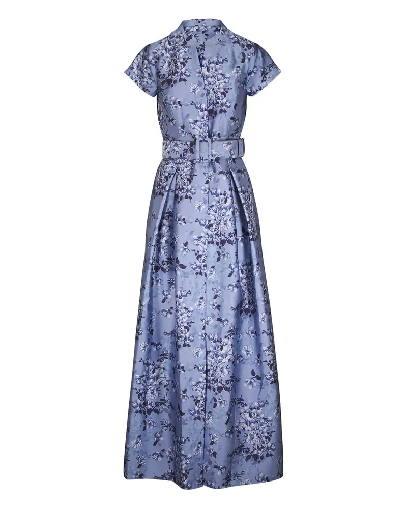 Sachin & Babi Marta Maxikleid mit Blumenmuster - Blau Blau