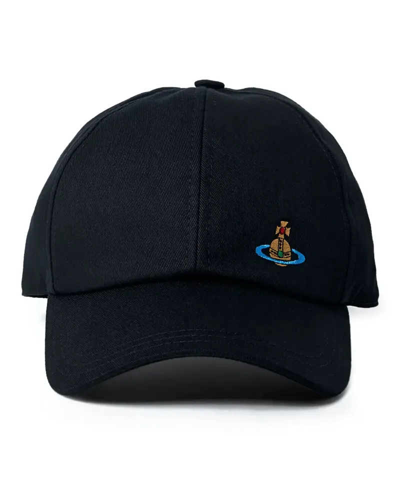 Vivienne Westwood Baseballkappe mit Logo - Schwarz Schwarz
