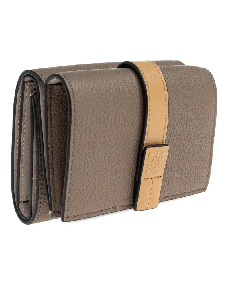 Loewe flap-strap wallet - Grau Grau