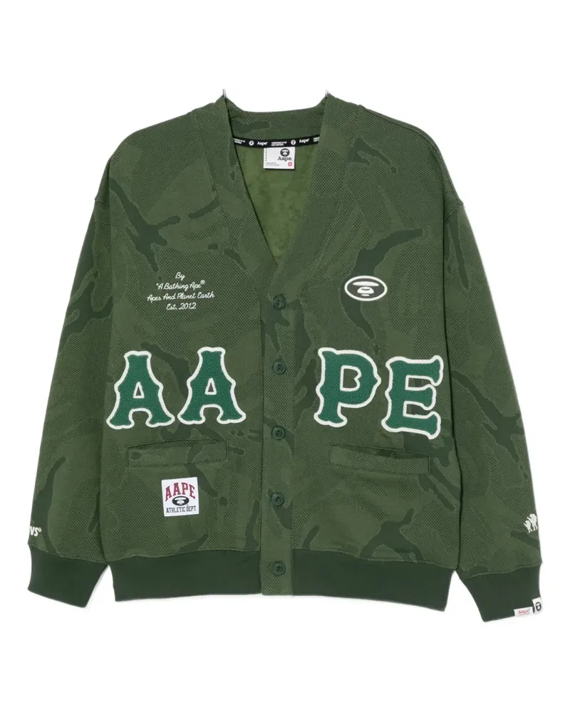 BAPE Sweatshirt mit Camouflage-Print - Grün Grün