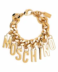 Moschino Kettenarmband mit Logo Gold