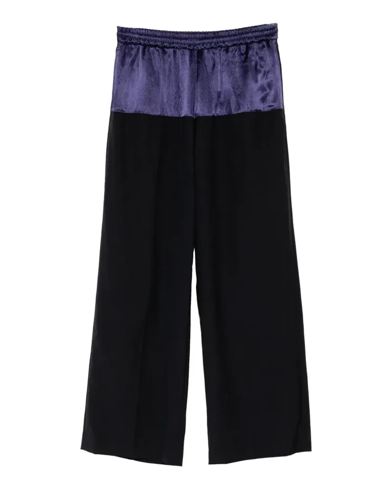 Undercover panelled elasticated-waist trousers - Blau Blau