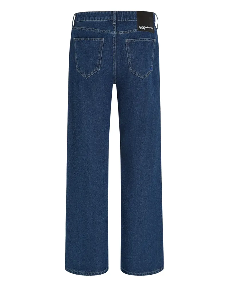 Karl Lagerfeld Jeans in Distressed-Optik - Blau Blau