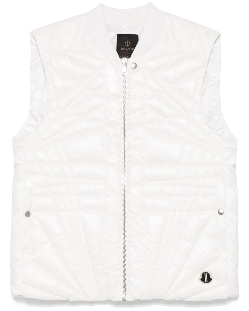 Moncler Megapenta Flight gilet - Weiß Weiß