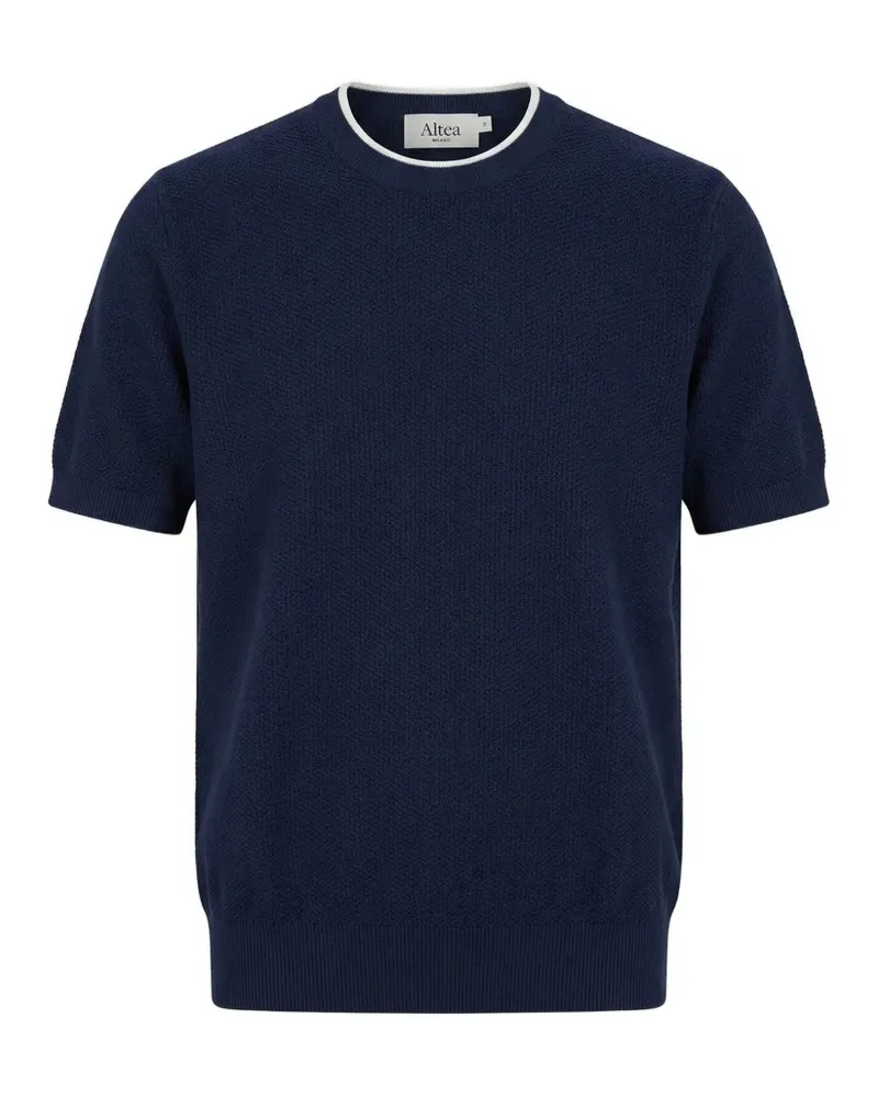 Altea diagonal knit T-shirt - Blau Blau