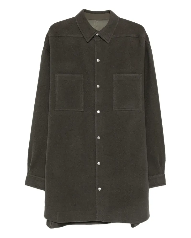 Rick Owens Jacke mit doppelter Tasche - Grün Grün