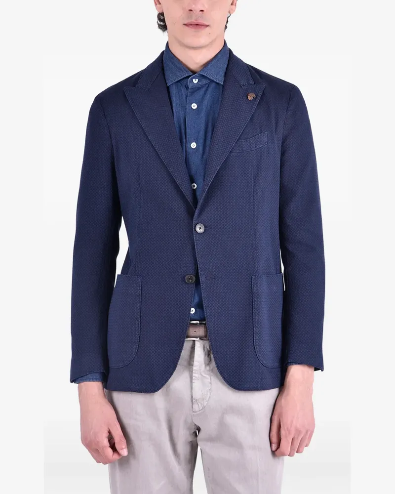 Gabriele Pasini Klassisches Sakko - Blau Blau