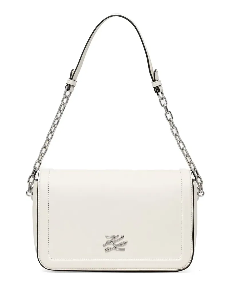 Karl Lagerfeld K-Autograph chain-link shoulder bag - Weiß Weiß