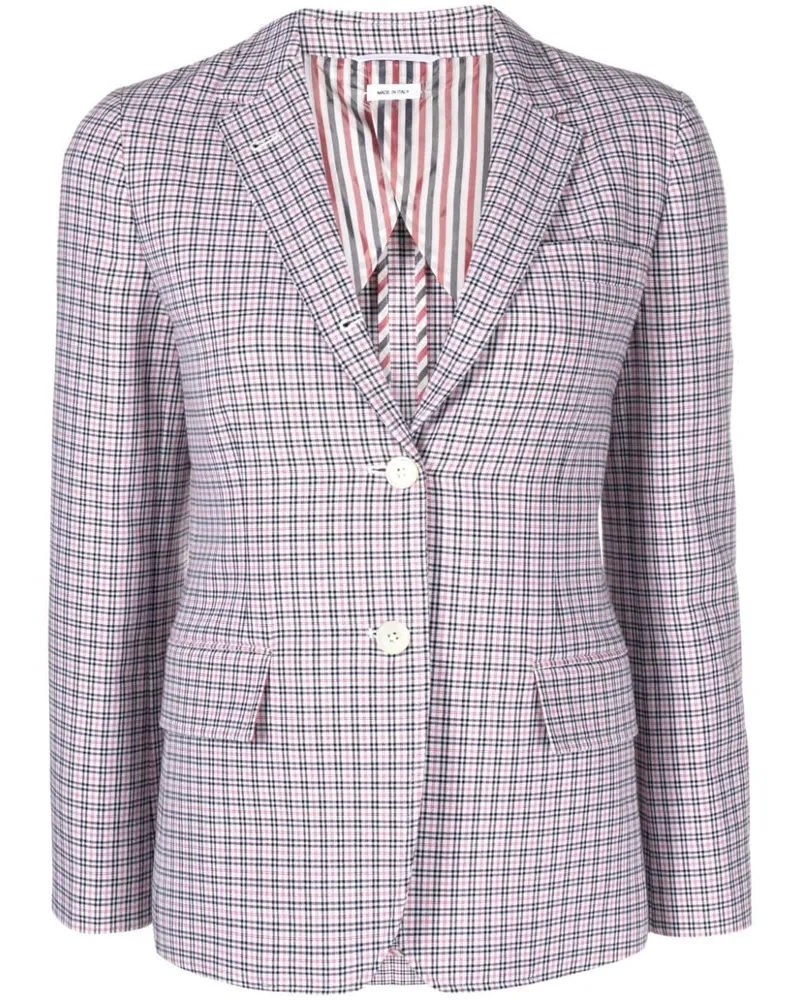 Thom Browne Einreihiger Blazer - Weiß Weiß