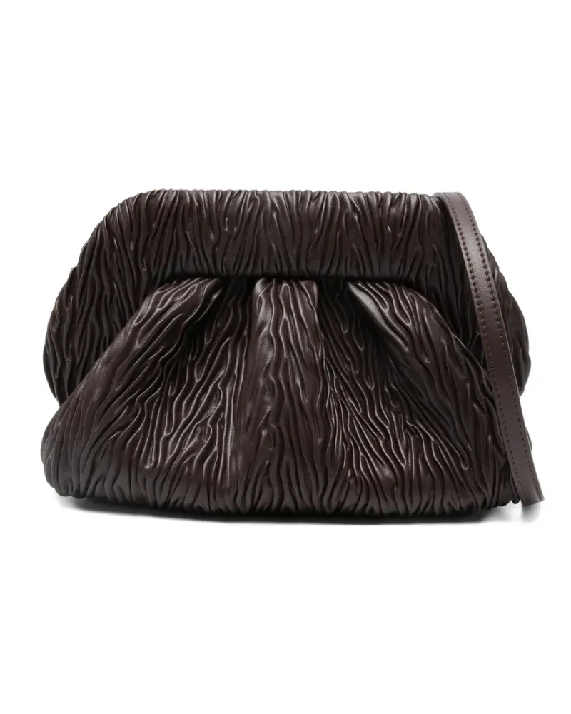 THEMOIRÈ Mittelgroße Bios Clutch - Braun Braun