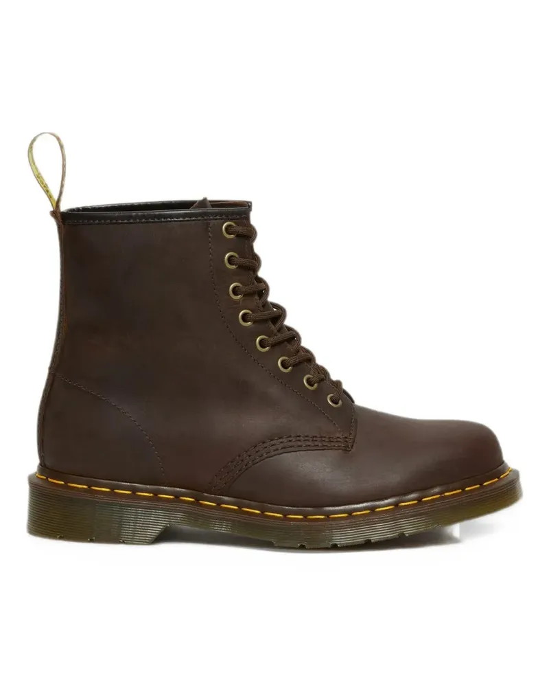 Dr.Martens 1460 Crazy Horse leather lace-up boots - Braun Braun