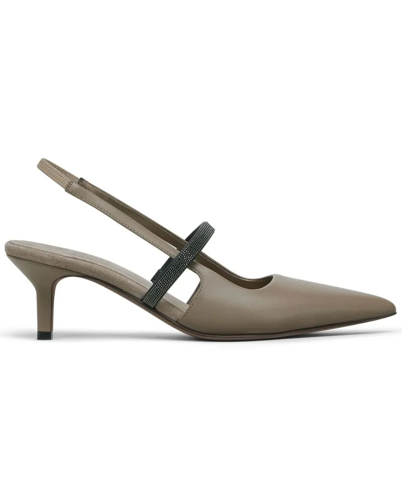 Brunello Cucinelli Slingback-Pumps - Braun Braun