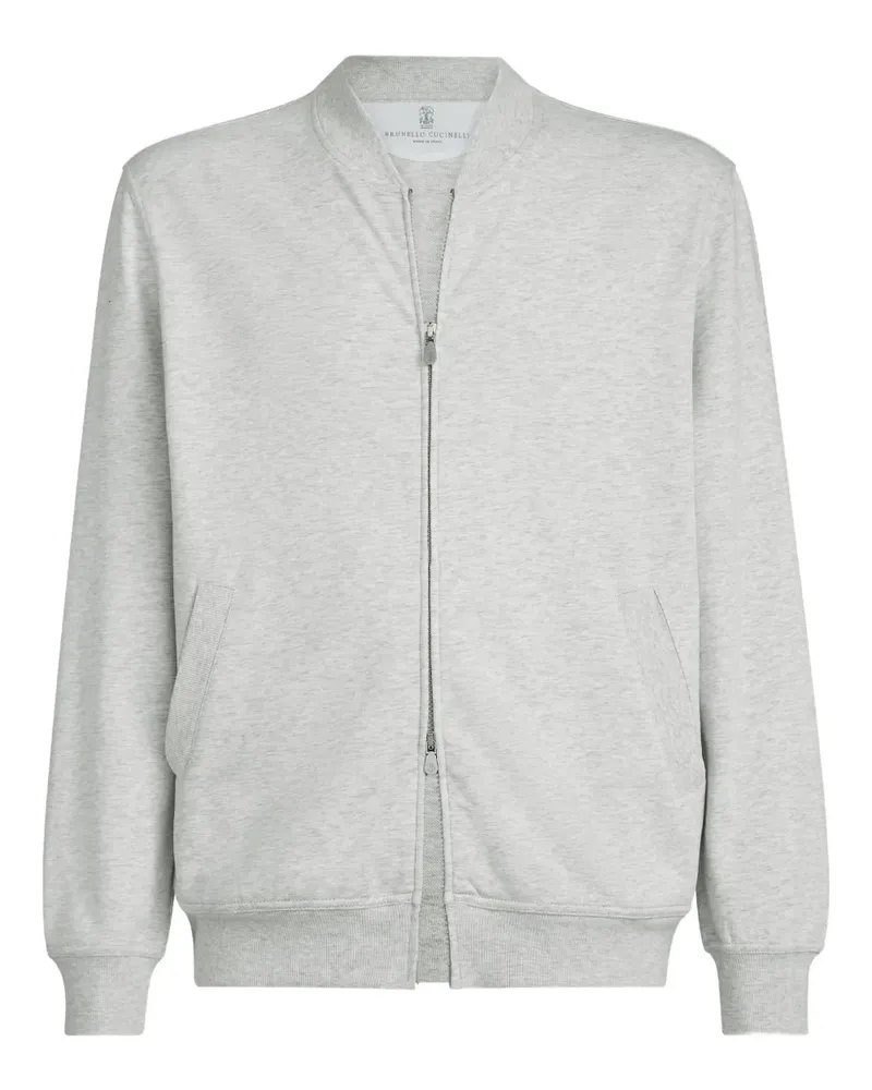 Brunello Cucinelli Sweatshirt mit Reißverschluss - Grau Grau