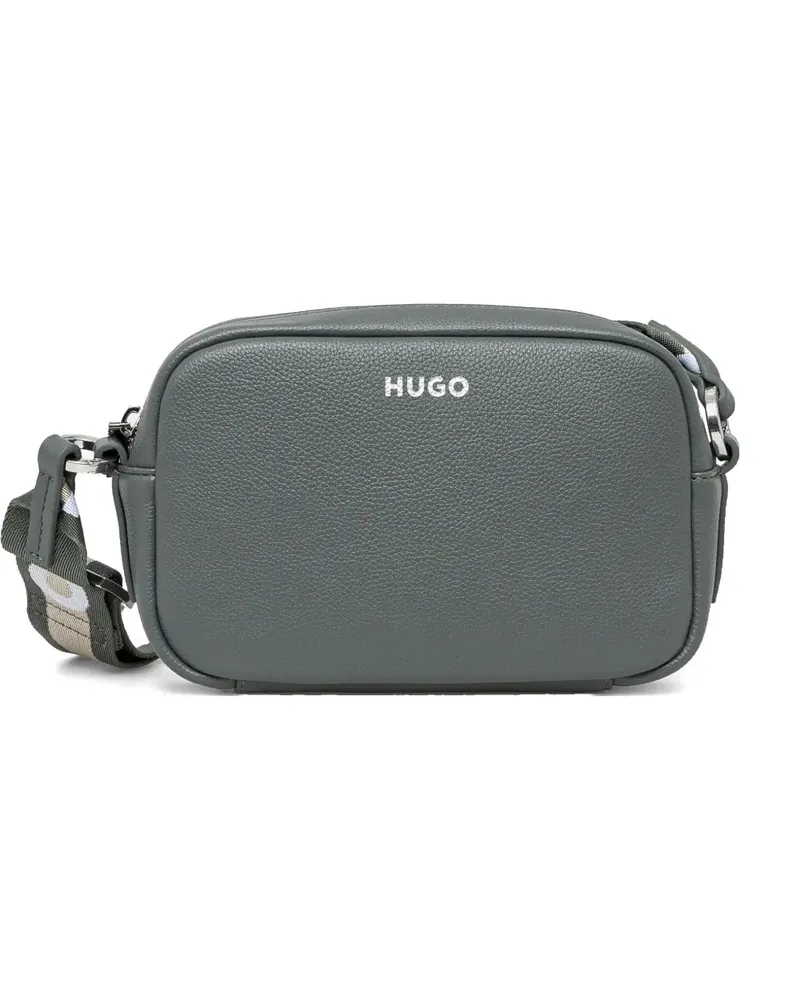 HUGO BOSS Umhängetasche mit Logo-Print - Grau Grau