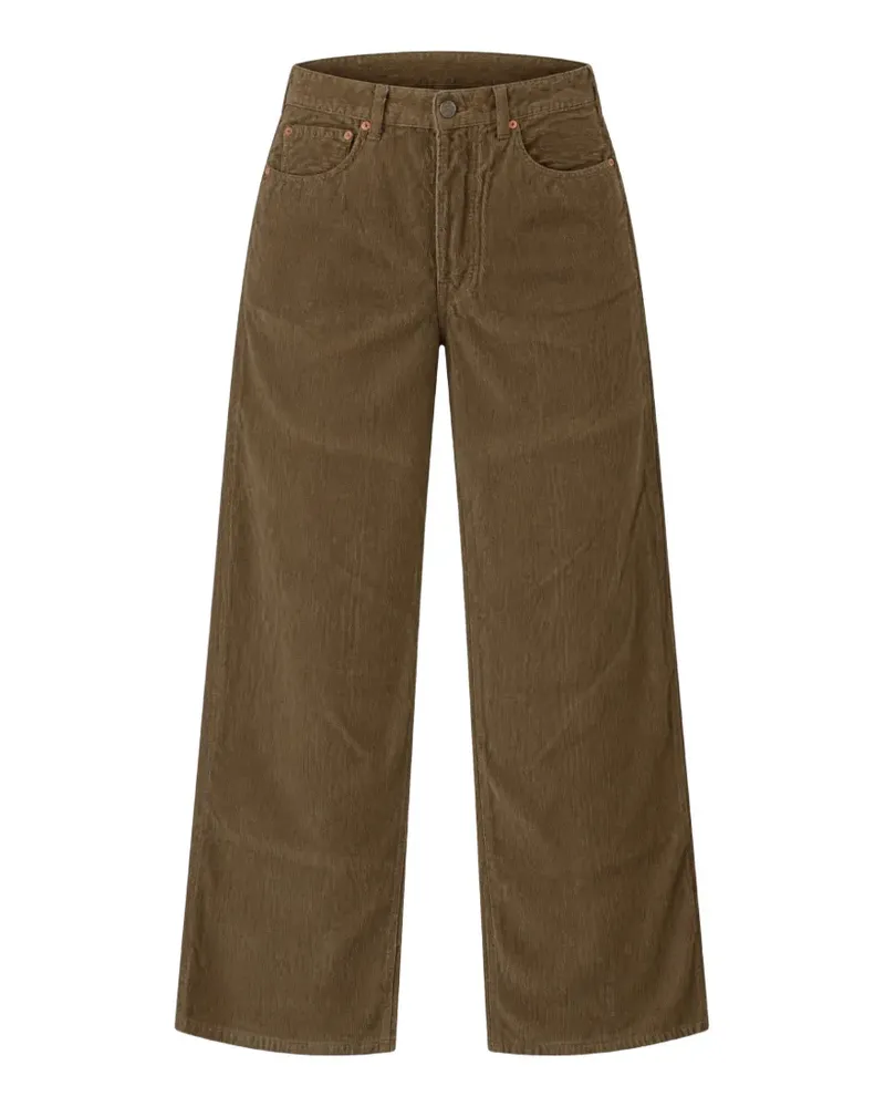Fortela Straight-Leg-Hose aus Cord - Braun Braun