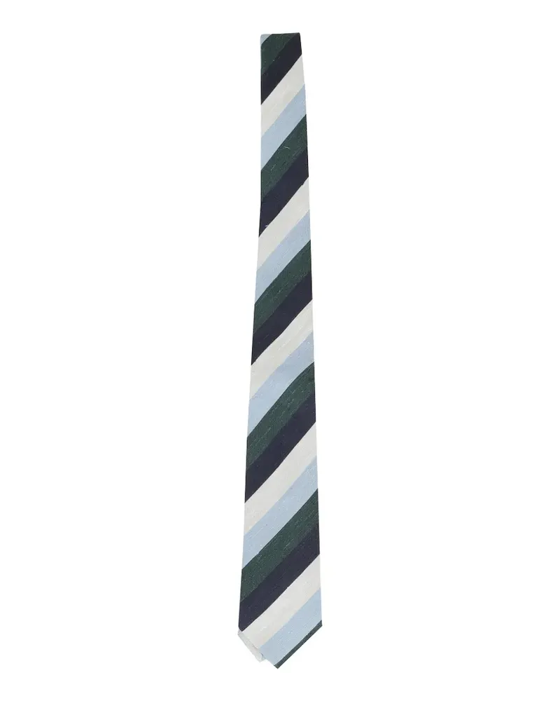 Tagliatore striped tie - Blau Blau