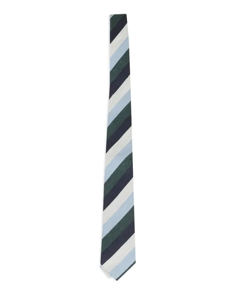 Tagliatore striped tie - Blau Blau