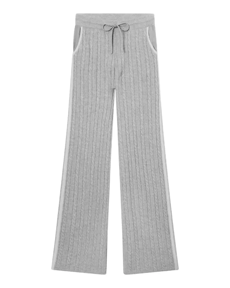 MC2 Saint Barth Dinard cable-knit drawstring trousers - Grau Grau