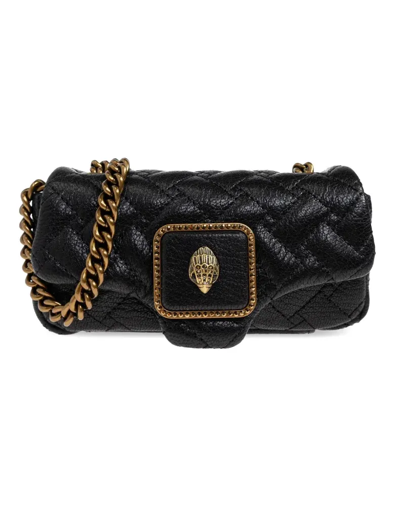 Kurt Geiger Gesteppte Nano Pimlico Schultertasche - Schwarz Schwarz