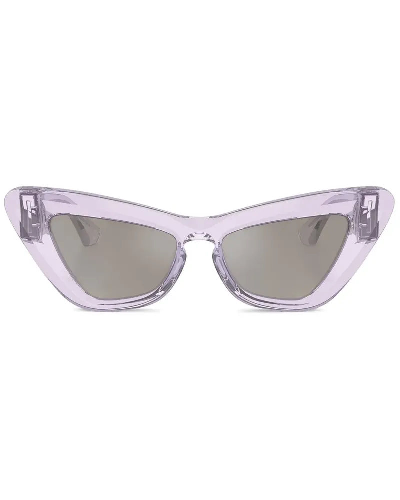 Burberry Sonnenbrille mit Logo-Schild - Violett Violett