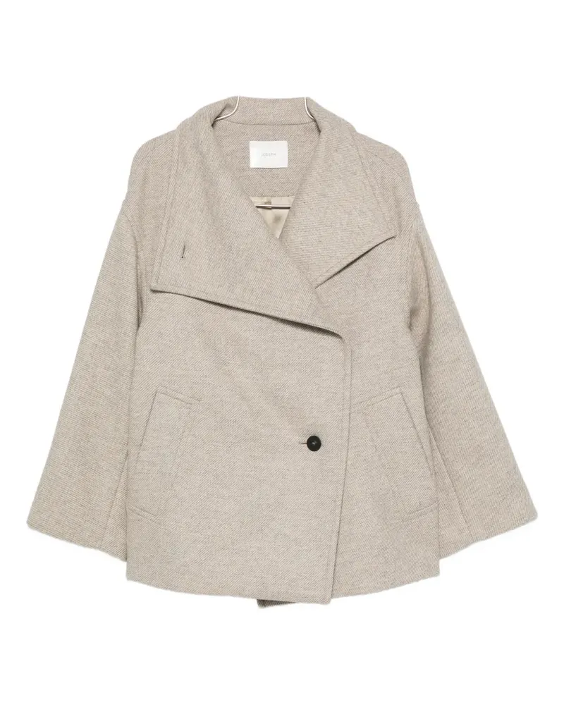 Joseph Isaia double-breasted coat - Nude Nude