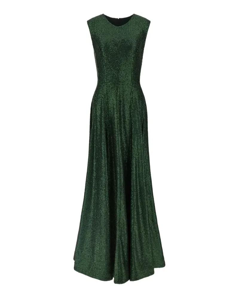 Norma Kamali Grace Abendkleid mit Pailletten - Grün Grün