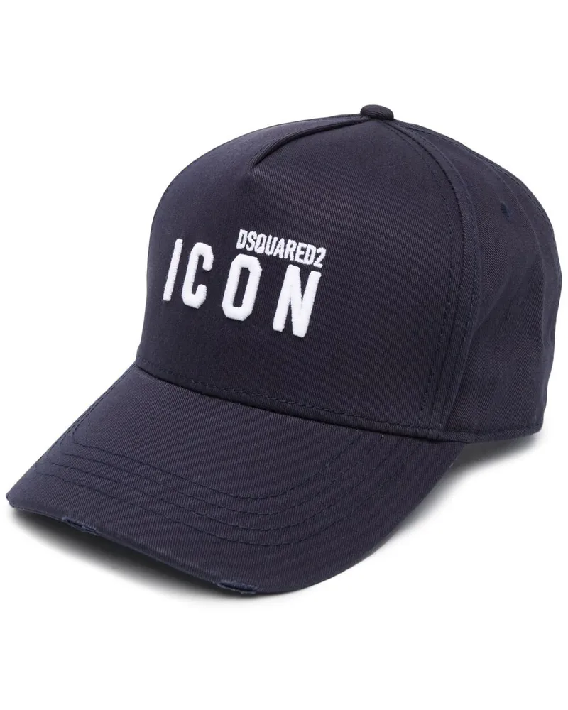 Dsquared2 Baseballkappe mit "Icon"-Stickerei - Blau Blau