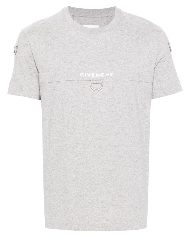 Givenchy T-Shirt mit D-Ring - Grau Grau