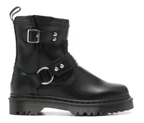 Stiefeletten mit Schnalle - Schwarz