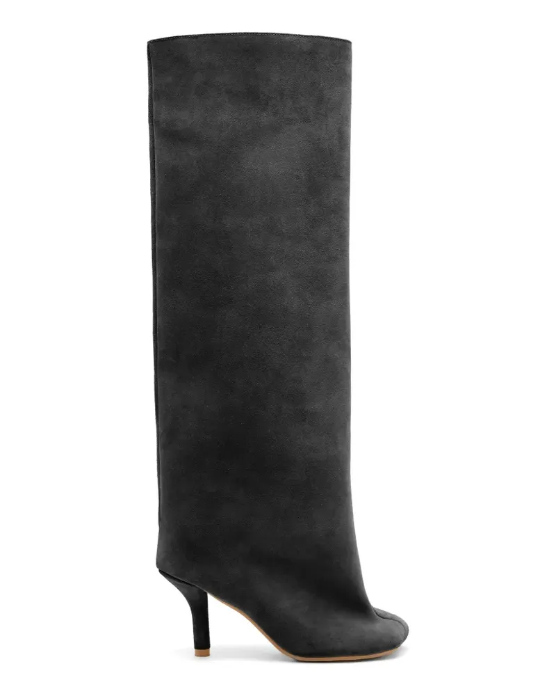 Maison Margiela square toe slouch boots - Schwarz Schwarz
