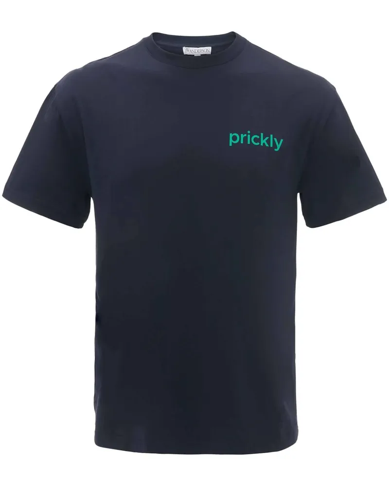 J.W.Anderson Prickly T-Shirt Blau