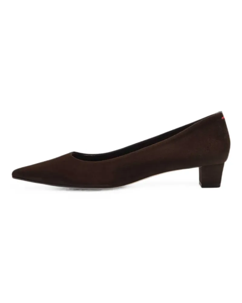 aeyde Judi Pumps mit spitzer Kappe - Braun Braun