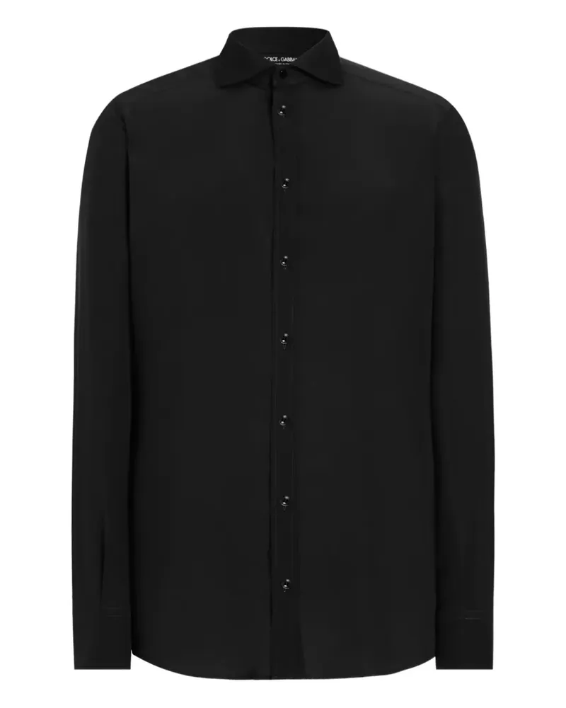 Dolce & Gabbana Martini Button-down-Hemd - Schwarz Schwarz