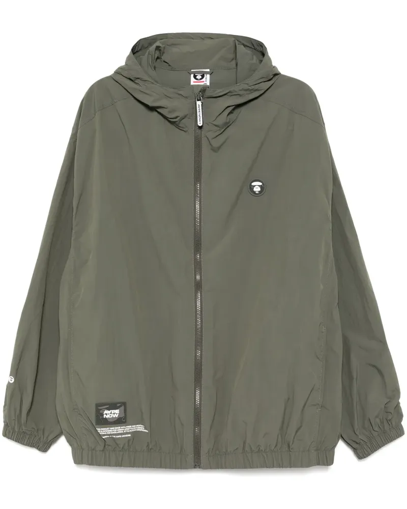 BAPE Kapuzenjacke mit Logo - Grün Grün