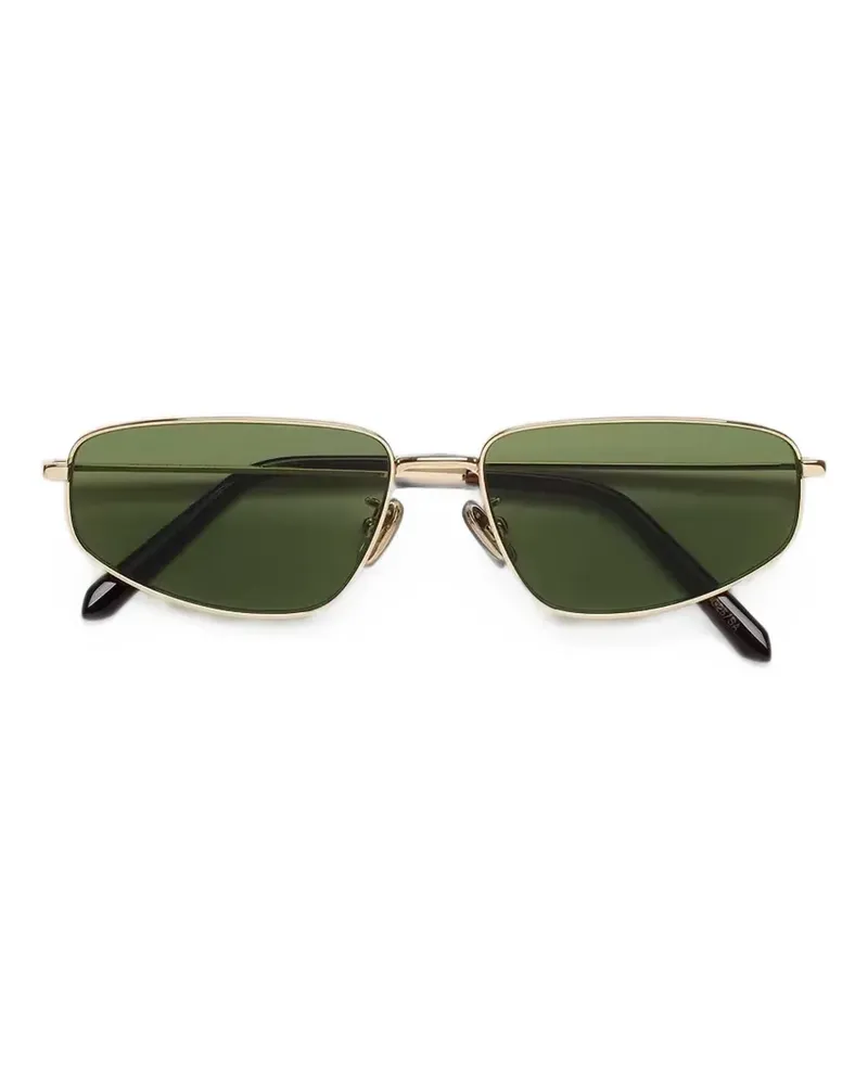 RETROSUPERFUTURE Sonnenbrille mit geometrischem Gestell - Gold Gold