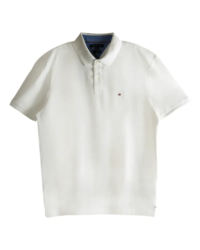 Tommy Hilfiger Poloshirt mit Knopfleiste - Weiß Weiß