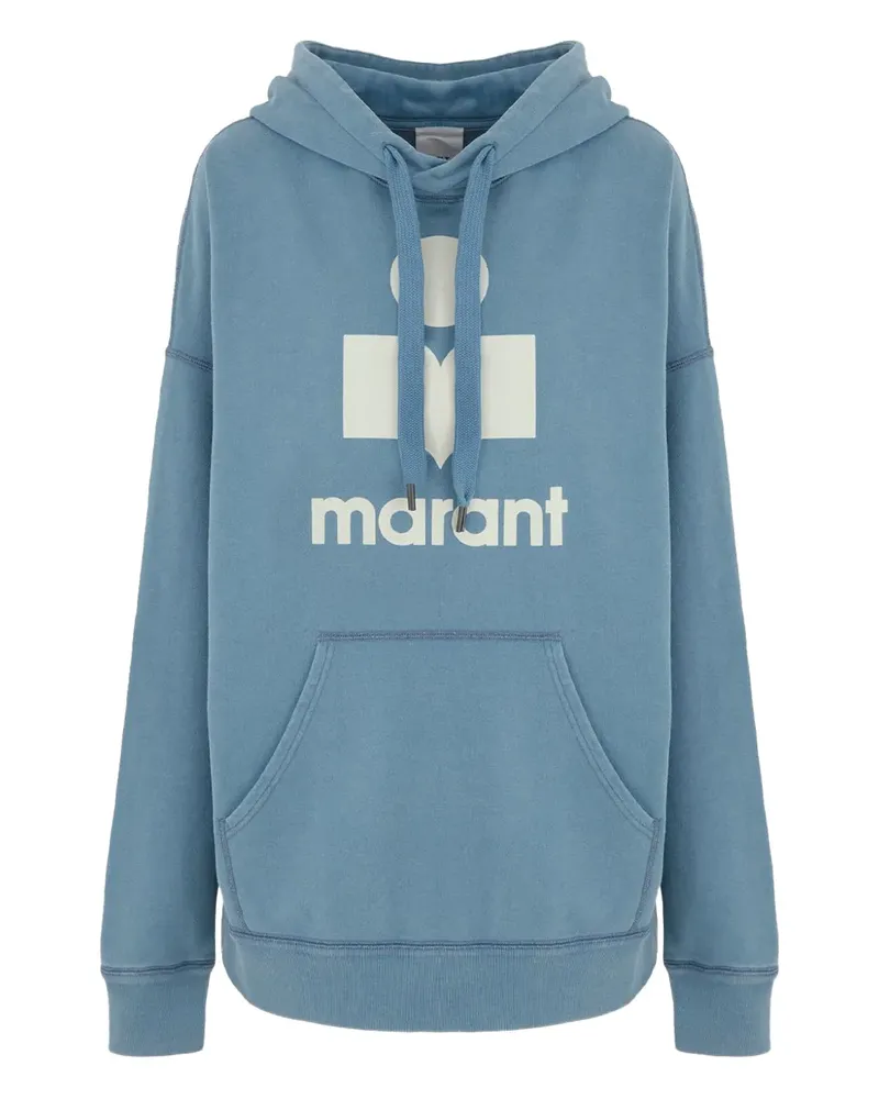 Isabel Marant Hoodie mit Logo-Print - Blau Blau