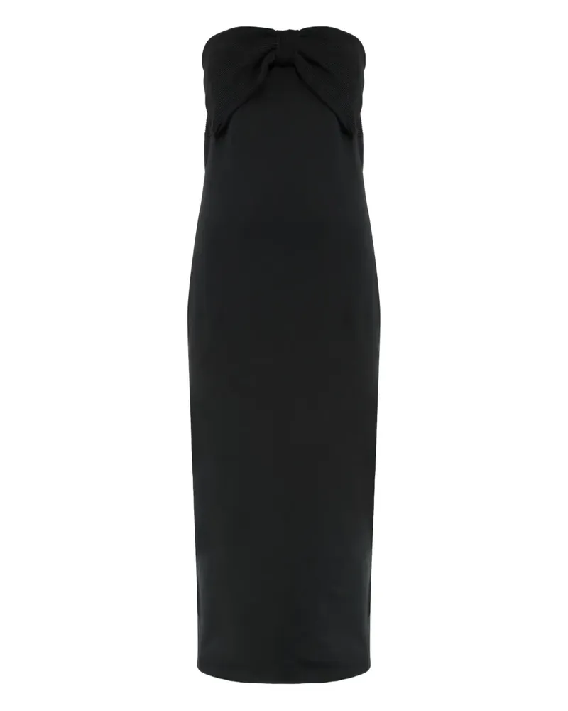 Chloé Midikleid mit Schleifendetail - Schwarz Schwarz