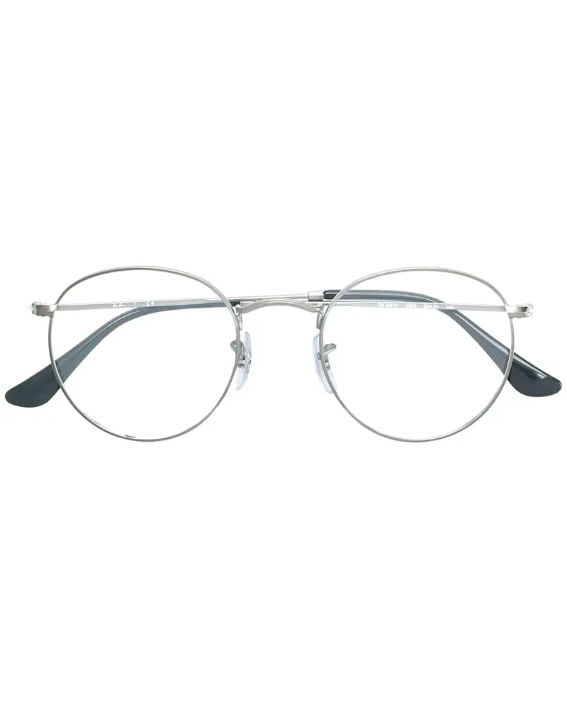 Ray Ban Runde Brille - Schwarz Schwarz