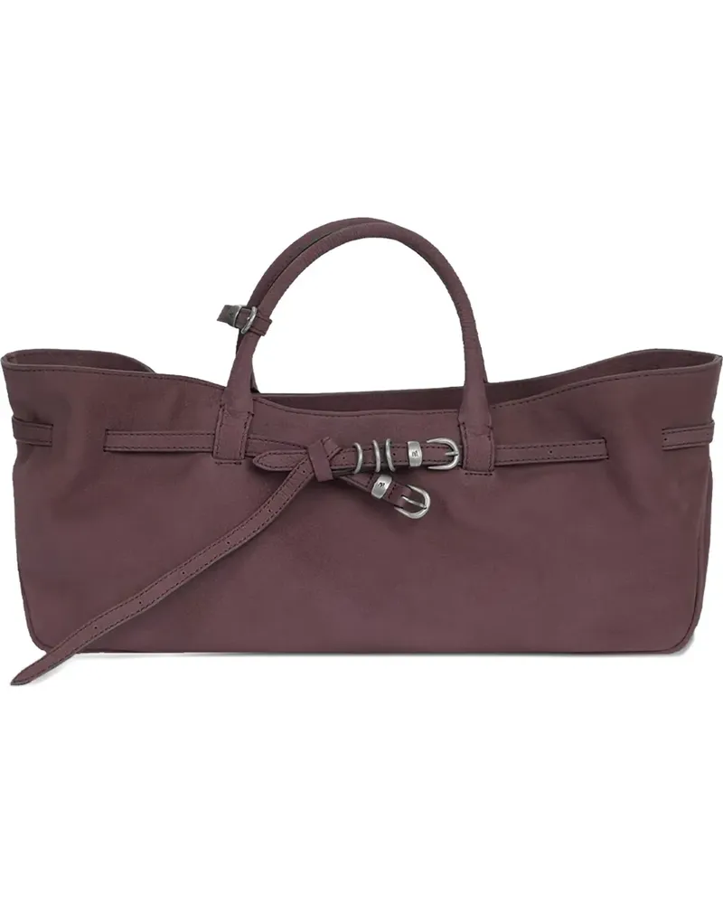 Marge Sherwood Schultertasche mit Schnallenverschluss - Violett Violett